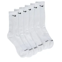 Men's 6 Pack Large Everyday Plus Cushion Crew Socks