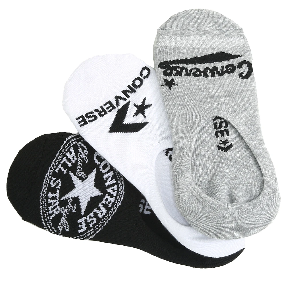 Women's 3 Pack Pop Color Logo Ultra Low Socks