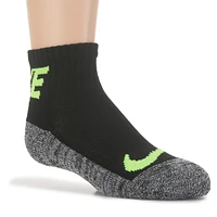 Kids' 6 Pack Youth X-Small Cushioned Ankle Socks