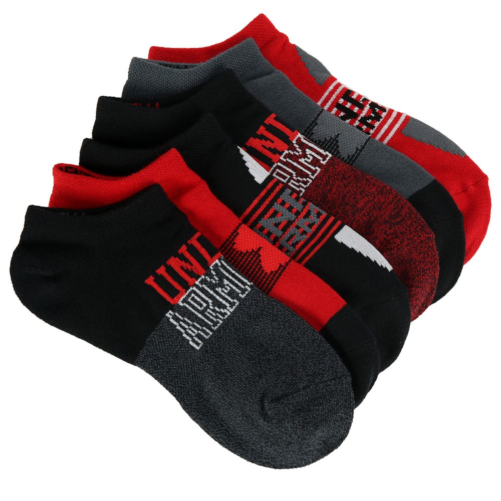 Kids' 6 Pack Essential 2.0 No Show Socks