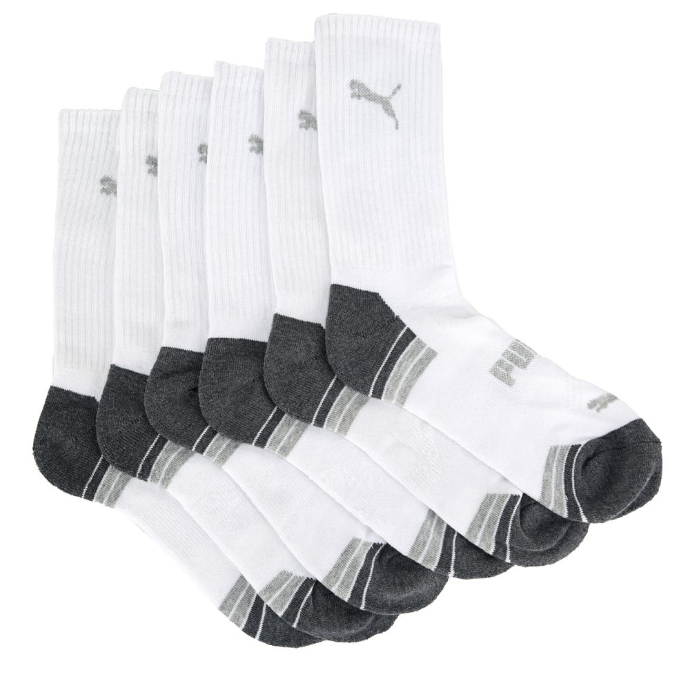 PUMA Men's 6 Pack Ultimate Crew Socks