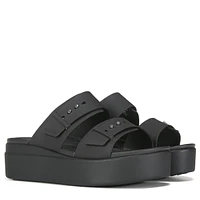 Women's Crocs Brooklyn Buckle Slide Sandal