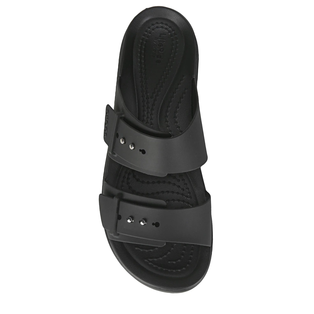 Women's Crocs Brooklyn Buckle Slide Sandal