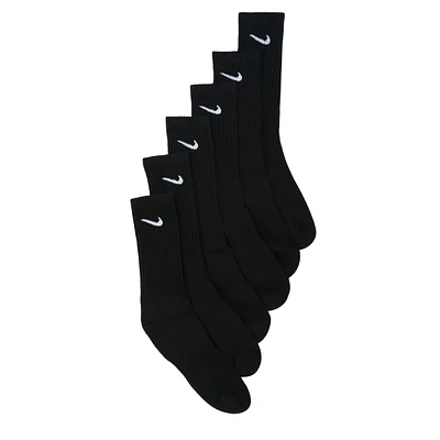 Men's 6 Pack Extra Large Everyday Cushion Crew Socks
