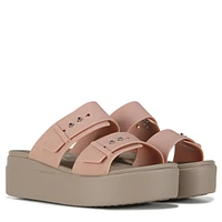 Women's Crocs Brooklyn Buckle Slide Sandal