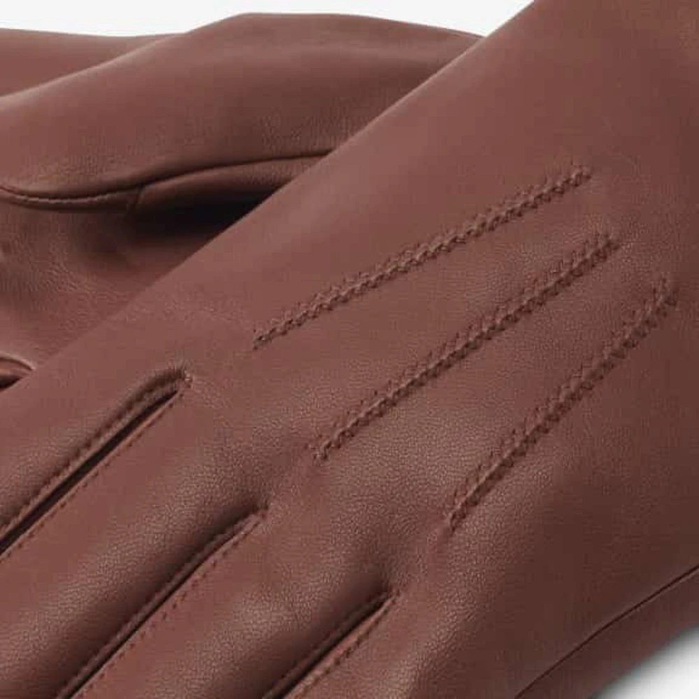 Cashmere Lined Leather Tech Gloves
