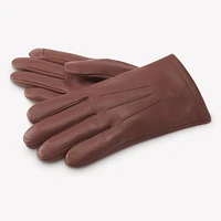 Cashmere Lined Leather Tech Gloves