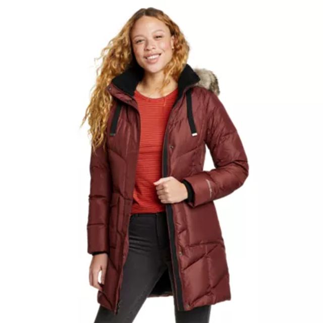 Eddie Bauer Women's Slope Side® Down Parka - ShopStyle Fur & Shearling  Coats