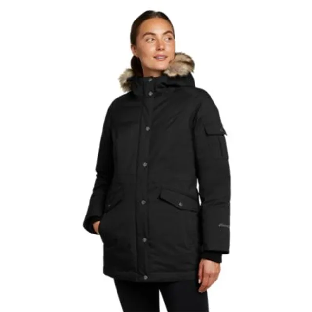 Eddie Bauer Women's Superior 3.0 Down Parka, Black, Large : :  Clothing, Shoes & Accessories