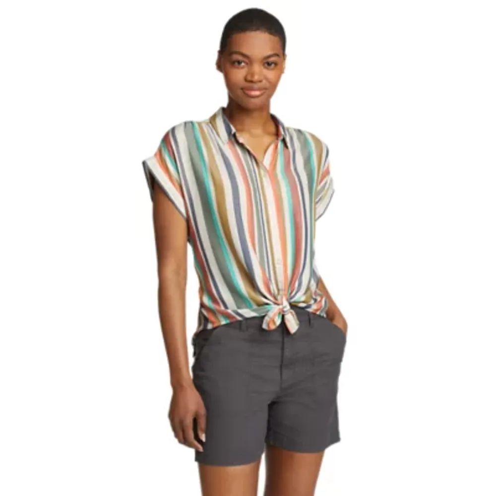 eddie bauer women's short sleeve shirt