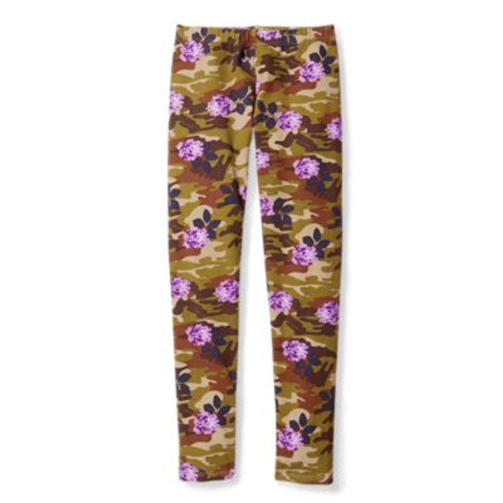 Ivivva By Lululemon Girls Leggings Size 14 Purple Floral Full