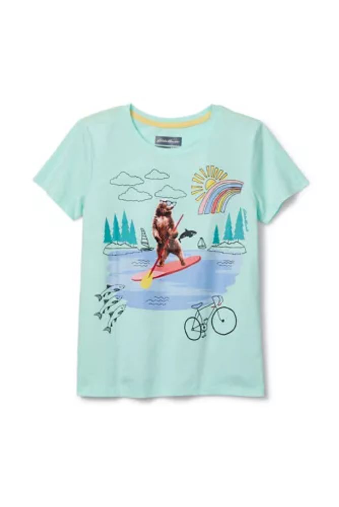 Eddie Bauer Girls' Summer Graphic T-Shirt
