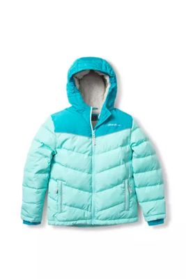 Girls' Classic Down Hooded Jacket