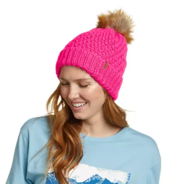 Women's Cabin Faux Fur Pom Beanie