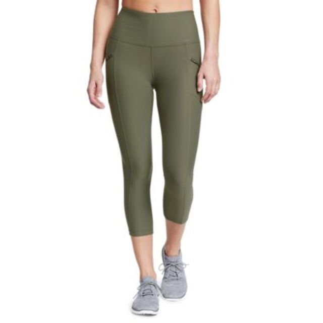 Eddie Bauer Women's Trail Tight Capris - High Rise : : Clothing,  Shoes & Accessories