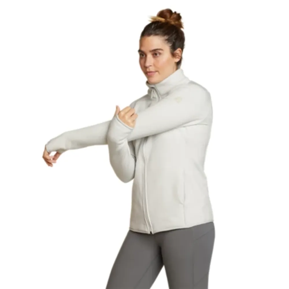 Eddie Bauer Women's Outpace Flex Full-Zip Mock Neck