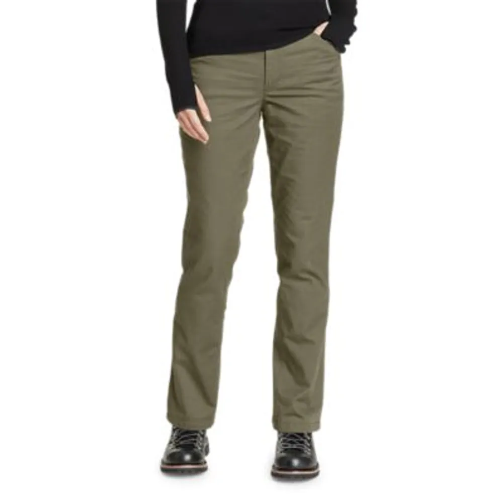 Eddie Bauer Women's Mountain Ops Lined Canvas Pants
