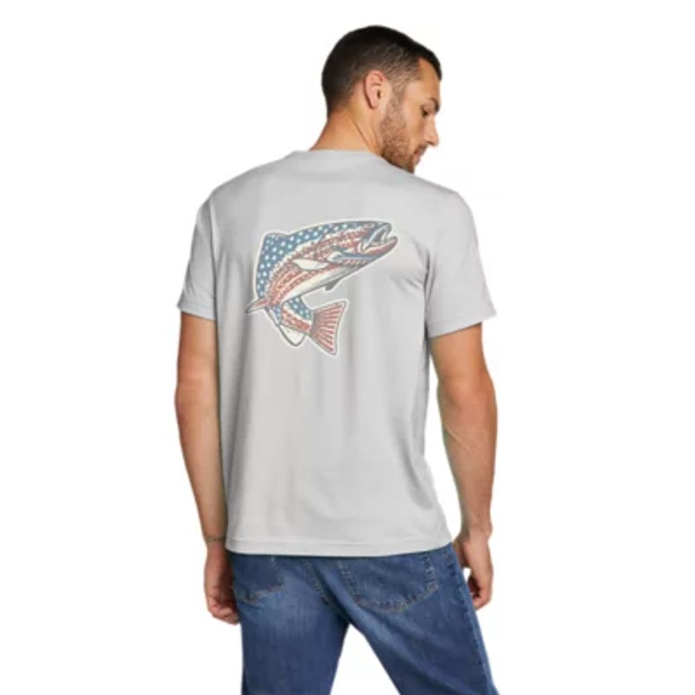 Eddie Bauer Men's EB Fish T-Shirt