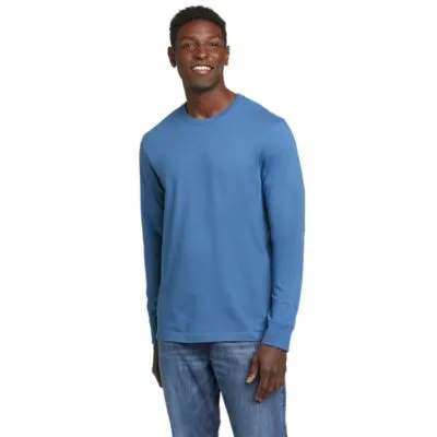 Supima (R) Cotton Long Sleeve Henley T-Shirt