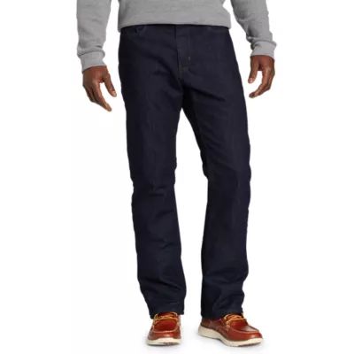 Men's Field Flannel-Lined Flex Straight Jeans