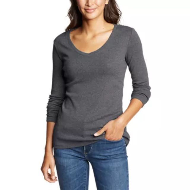 Women's Favorite Long-sleeve V-neck T-shirt