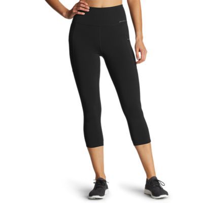 Base Pace High-Rise Reflective Crop 23, Women's Capris