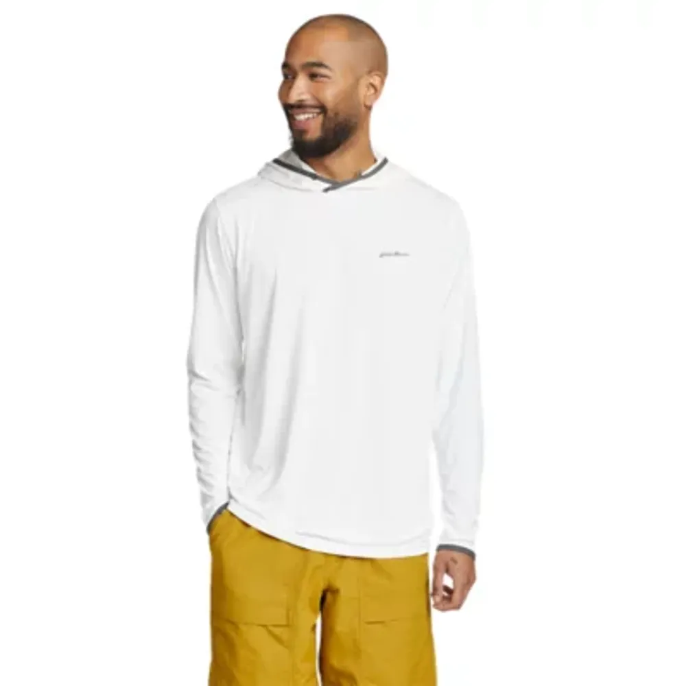 Eddie Bauer Men's Marine Air UPF Long-Sleeve Hoodie