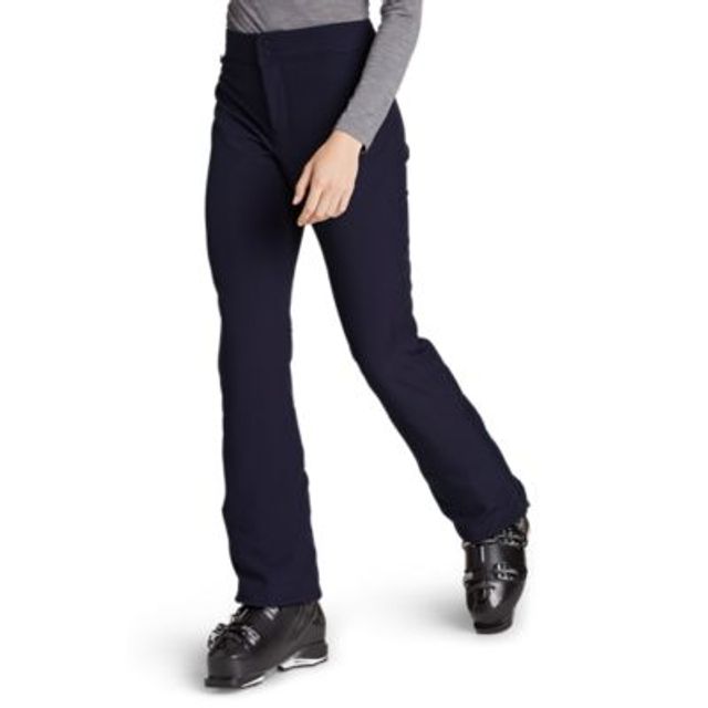 Eddie Bauer Pants Women Size 12 Fleece Lined Performance Black Softshell  Stretch