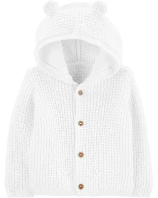 Cable Knit Cropped Cardigan Sweater, Salesforce Commerce Cloud