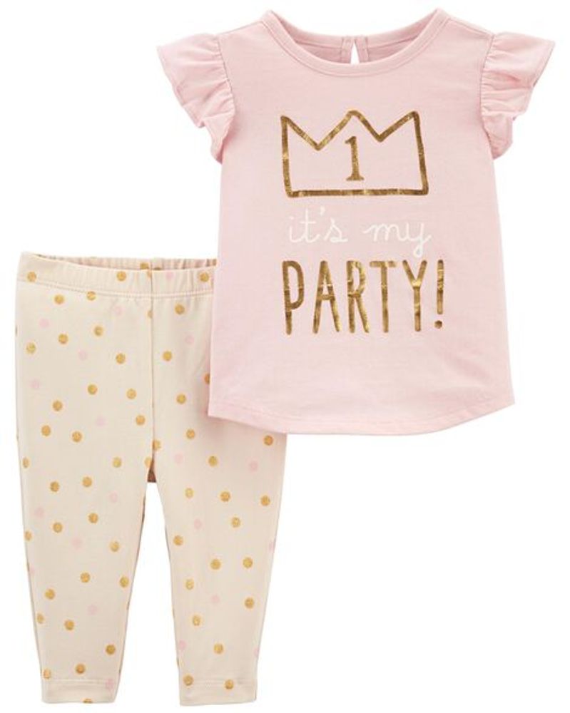2-Piece 1st Birthday Outfit Set