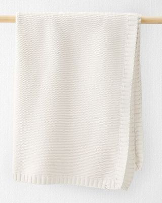 Organic Cotton Signature Stitch Blanket