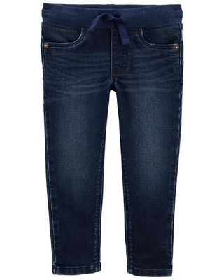 Tapered Relaxed Pull-on Jeans in Yeti Blue