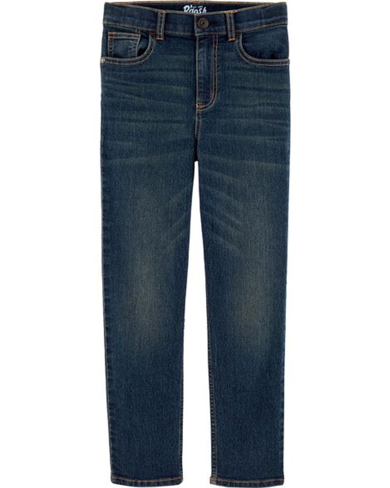 Straight Leg Jeans in Authentic Tinted