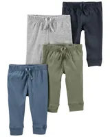 Baby 4-Pack Cotton Pants