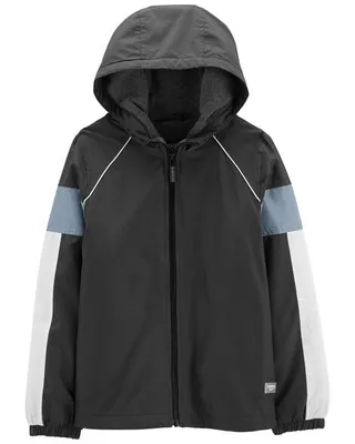 Kid Fleece-Lined Color Block Jacket