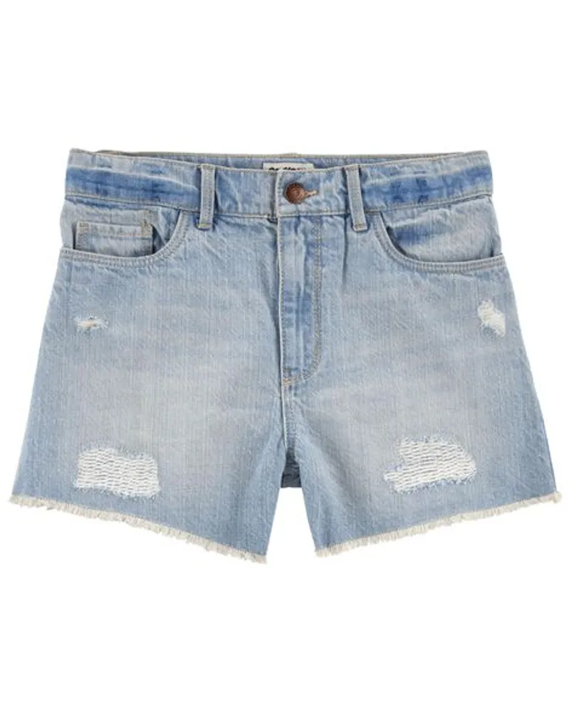 Carter's / OshKosh Kid Iconic Denim High-Rise Midi Shorts: Rip & Repair  Remix