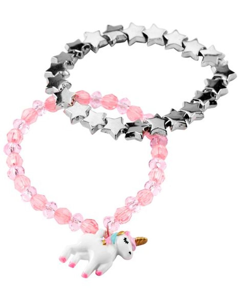 2-Pack Unicorn Star Bracelets