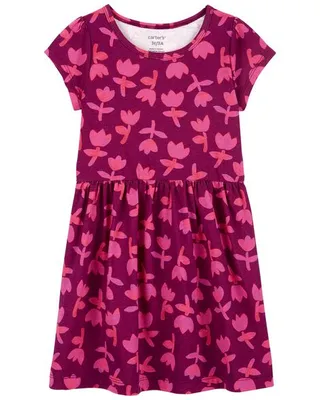 Toddler Floral Jersey Dress