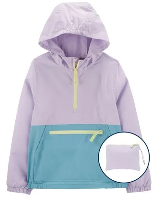 Kid Color Block Pullover Jacket