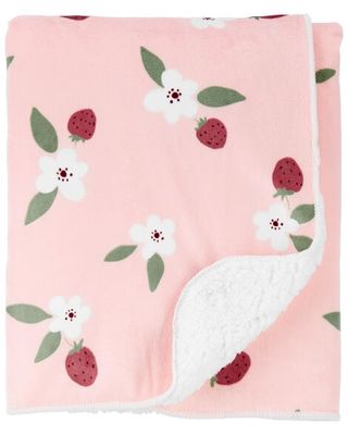 Strawberry Plush Blanket