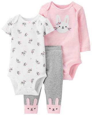 3-Piece Bunny Outfit Set