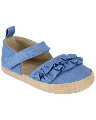 Baby Chambray Espadrille Sandals