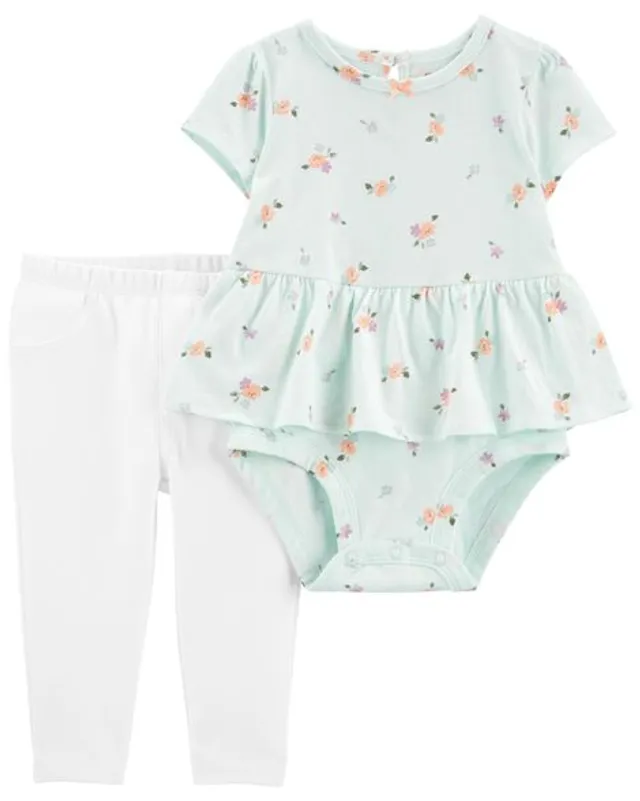 Carter's Baby 2-Piece Floral Bodysuit Pant Set