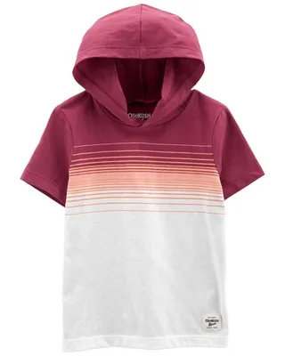 Baby Striped Hooded Jersey Tee