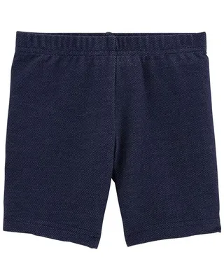 Toddler Knit Denim Shorts