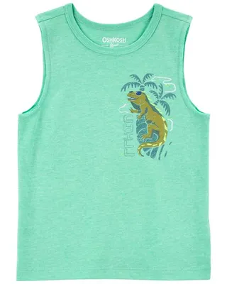 Baby Tropical Dino Muscle Tank