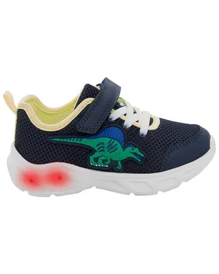 Toddler Dinosaur Light-Up Sneakers