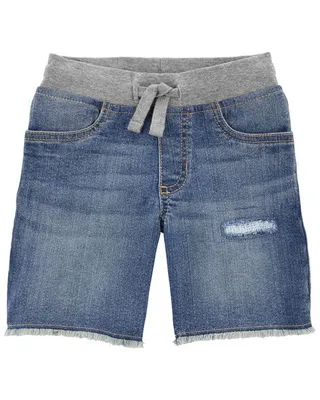 Toddler Iconic Denim Shorts: Drawstring Remix
