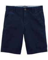 Flat-Front Chino Shorts