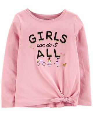 Girls Can Do It All Jersey Tee